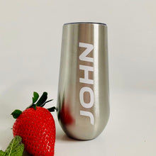 Load image into Gallery viewer, Tutie Flutey - Personalised Stainless Steel Flute/ Petite Thermal Travel Espresso Tumbler 175ml