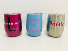 Load image into Gallery viewer, Come Wine With Me: Personalised Stainless Steel Wine/Beer/Cocktail Tumbler 350ml