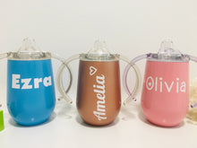Load image into Gallery viewer, BabyBoss: Personalised Stainless Steel Sippy Cup