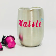 Load image into Gallery viewer, Come Wine With Me: Personalised Stainless Steel Wine/Beer/Cocktail Tumbler 350ml