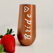 Load image into Gallery viewer, Tutie Flutey - Personalised Stainless Steel Flute/ Petite Thermal Travel Espresso Tumbler 175ml
