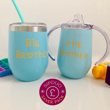 Load image into Gallery viewer, Come Sip With Me: Personalised Stainless Steel Tumbler With Silicone Straw
