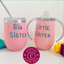 Load image into Gallery viewer, Come Sip With Me: Personalised Stainless Steel Tumbler With Silicone Straw
